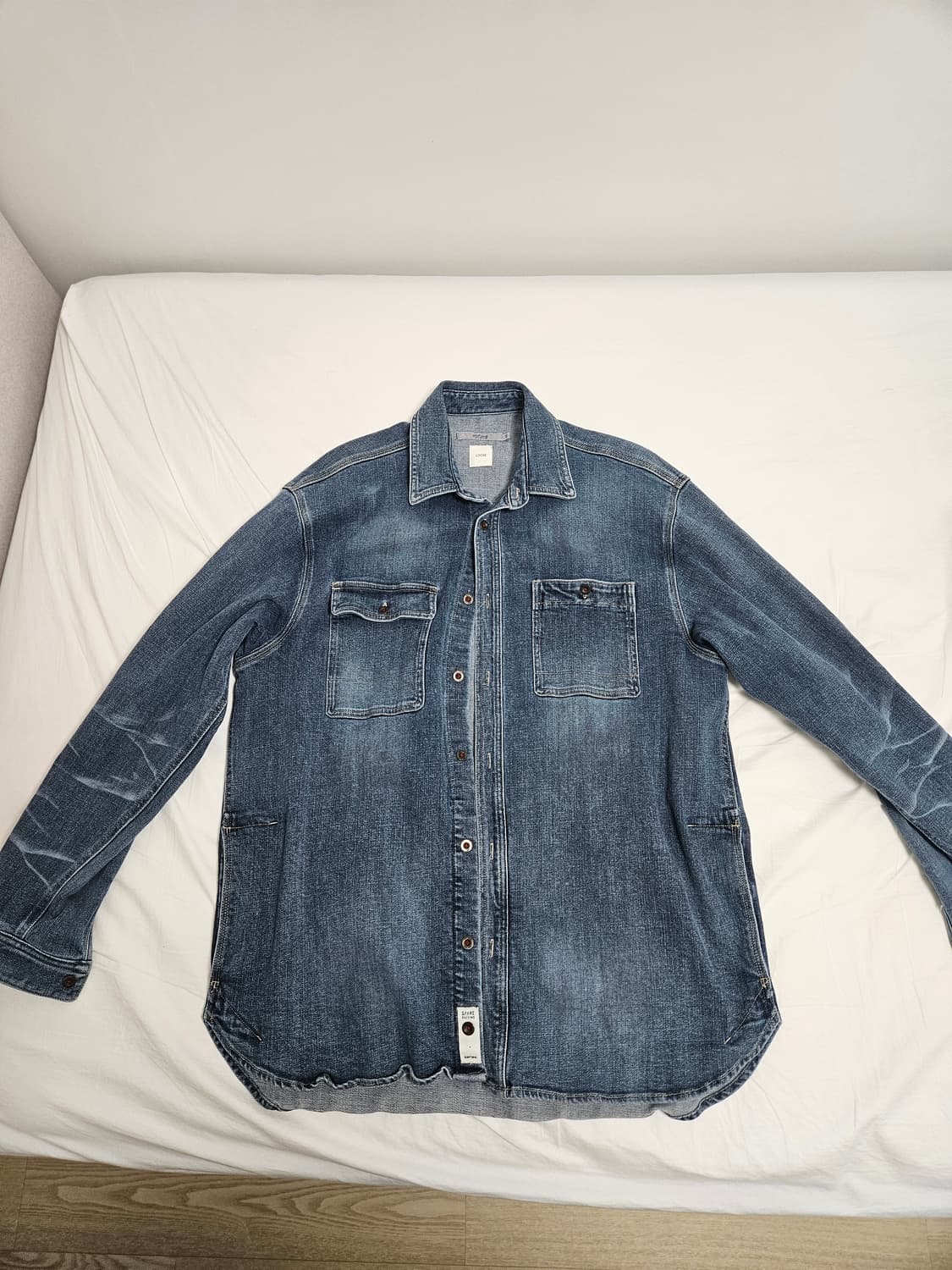 시리즈 데님 셔켓 상품이미지2