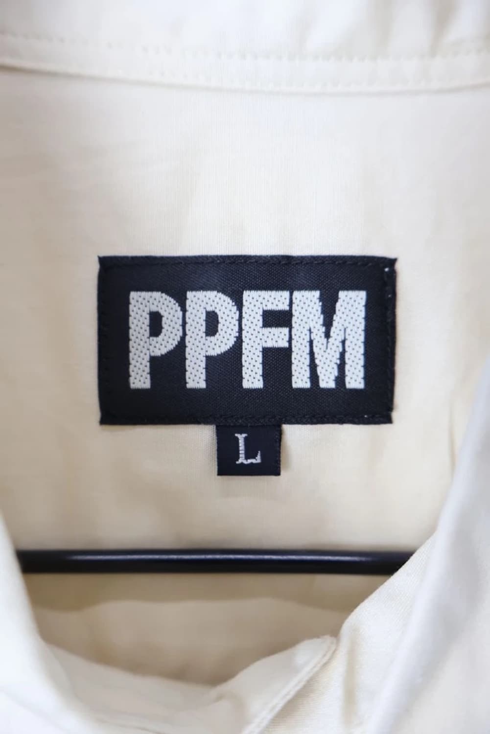 PPFM Beige Minimal Short Sleeve Shirt 상품이미지5