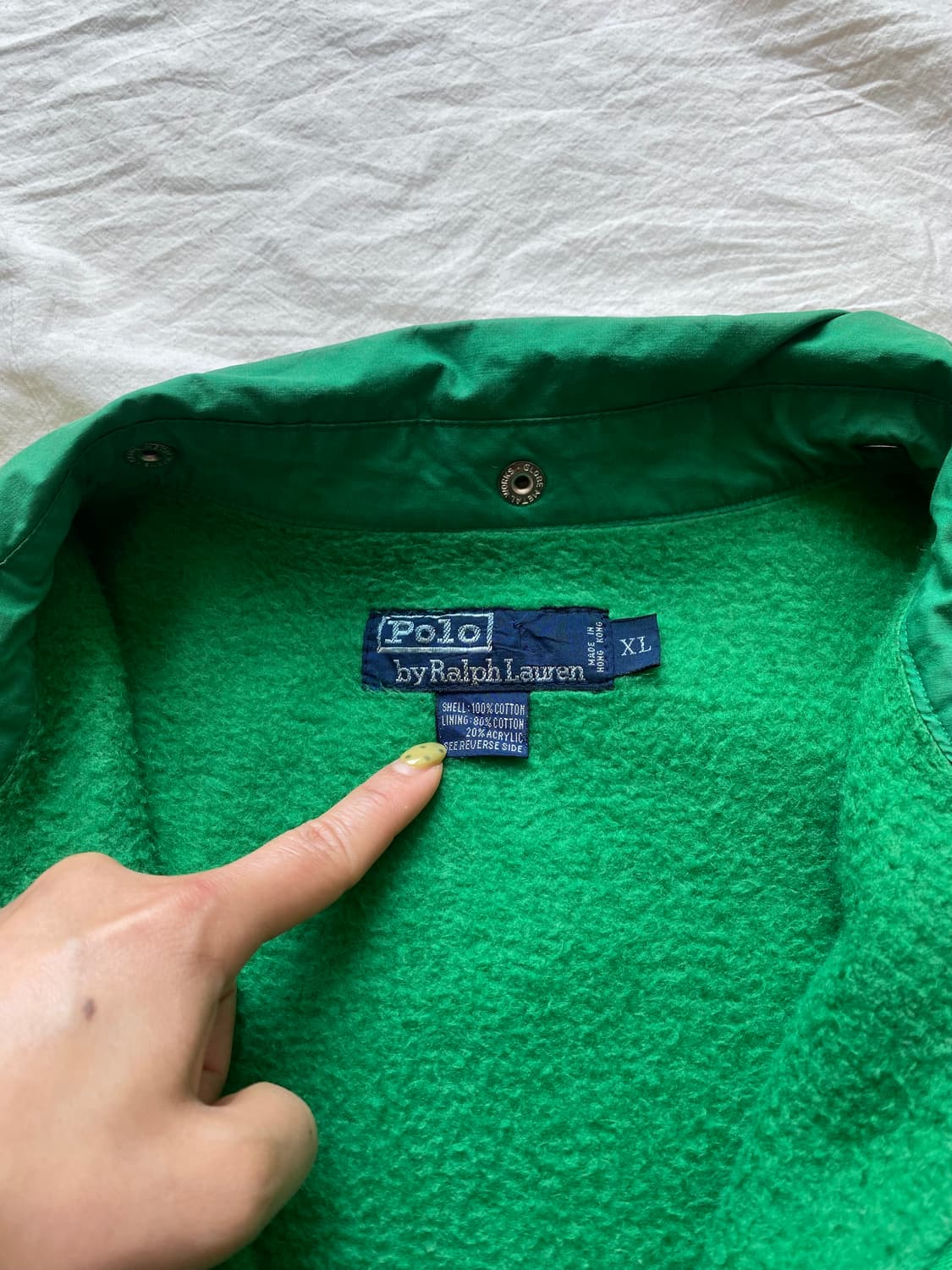 90s 폴로랄프로렌 스윙탑 레드 포니 플리스 자켓 상품이미지6