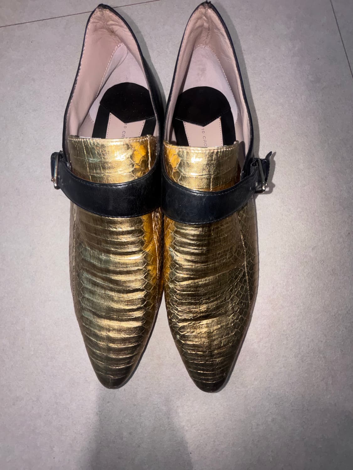 derek lam 금색 신발 상품이미지2
