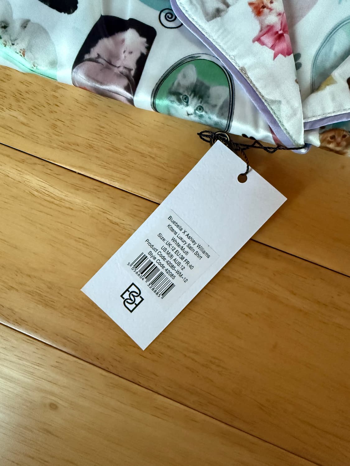 애슐리 윌리엄스 키튼 새틴 파자마 새상품 상품이미지3