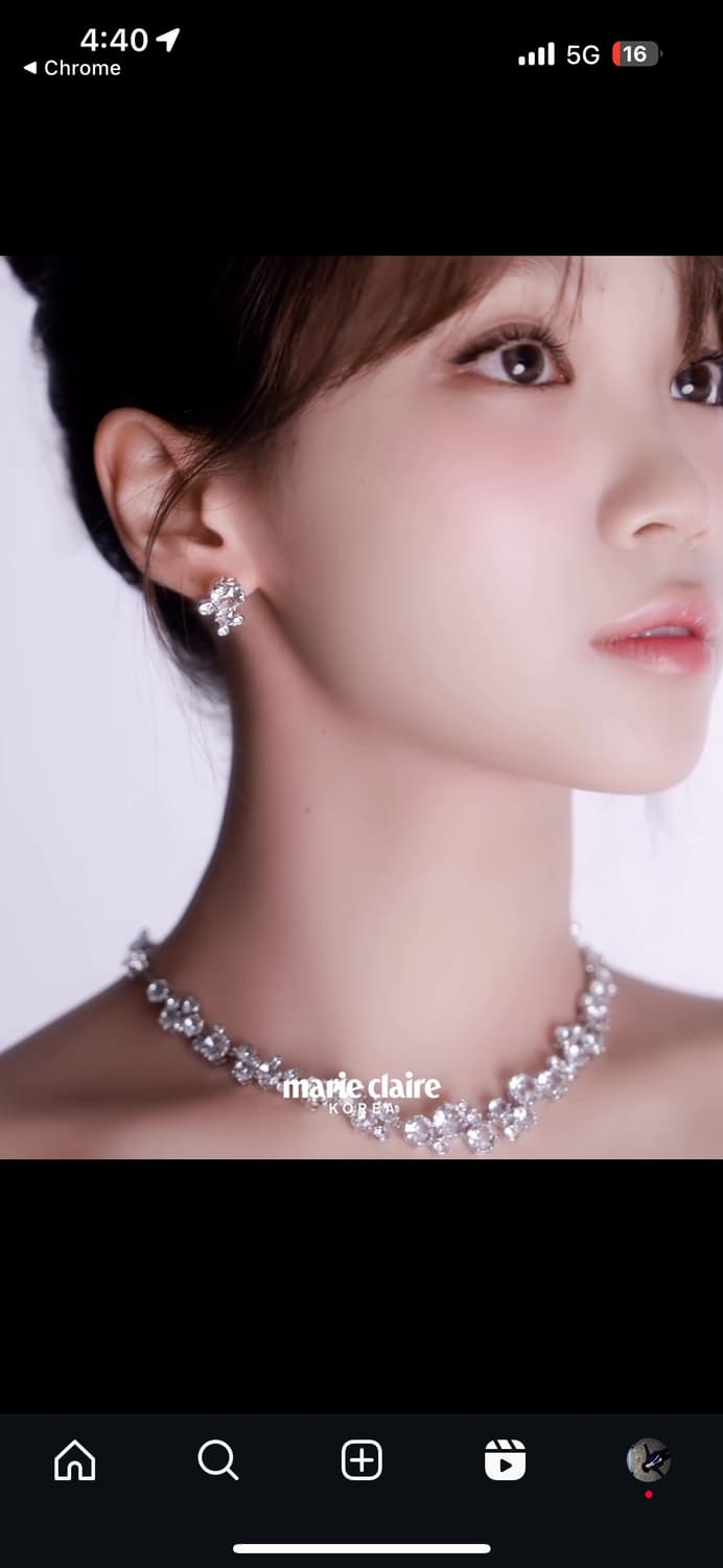 스와로브스키 김채원 귀걸이 상품이미지2