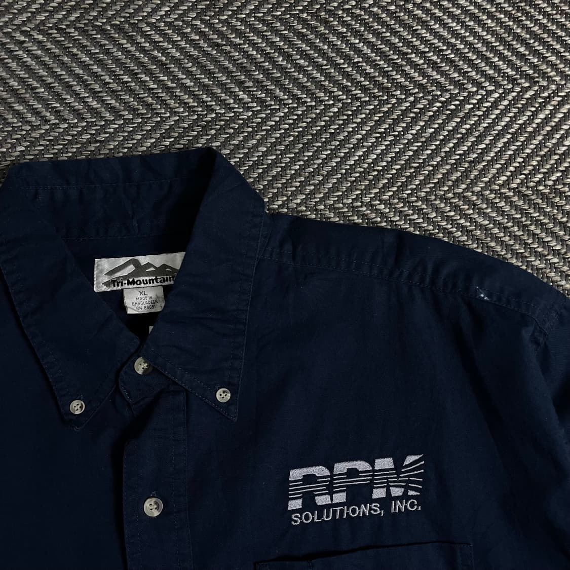 USA 오리지날 빈티지 박시핏 워크 셔츠o 3625 상품이미지4