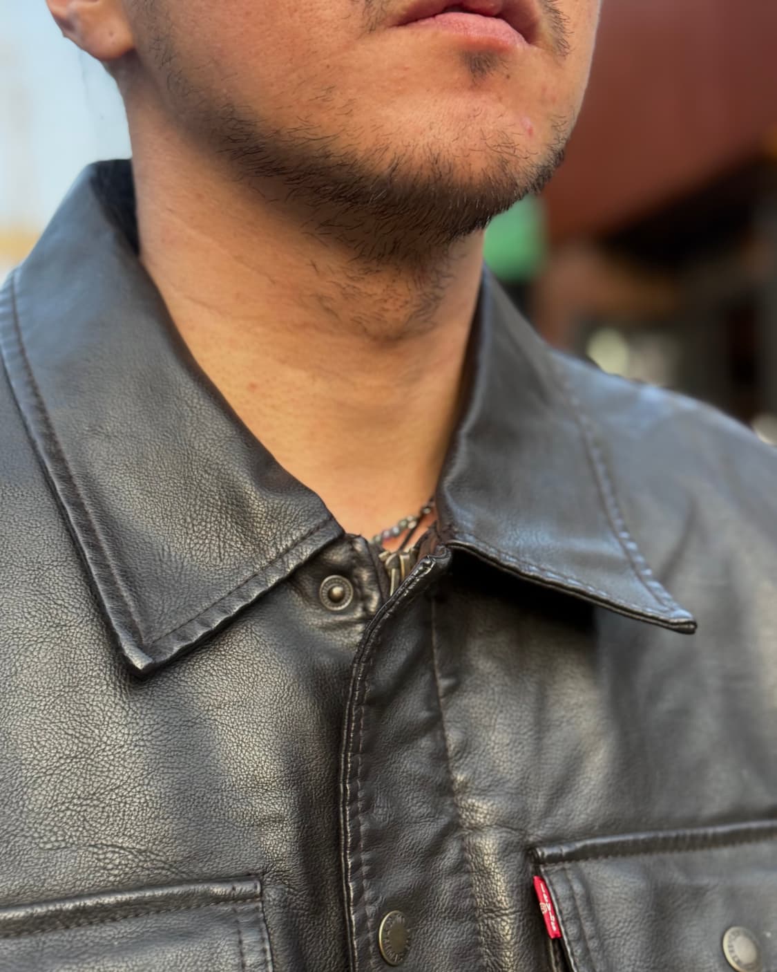 00’s 리바이스 PU 셰르파 라인 자켓 L 상품이미지9