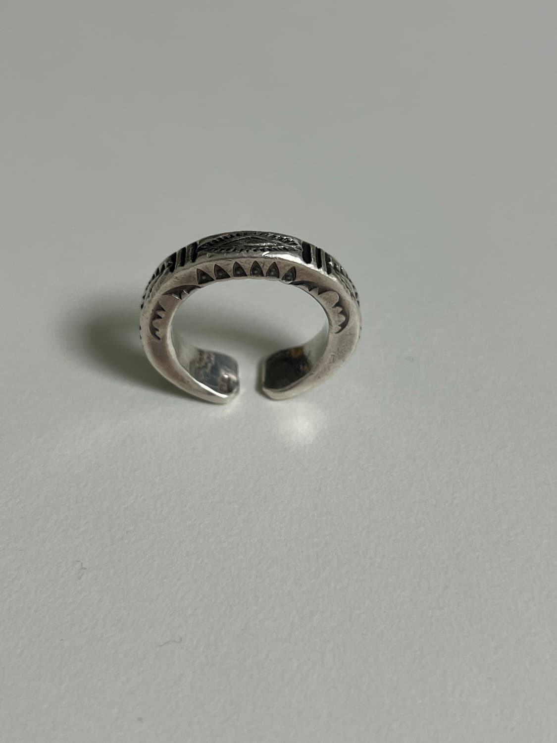 잔다리로 스토어구매 인디언패턴 빈티지 실버925 반지 상품이미지1