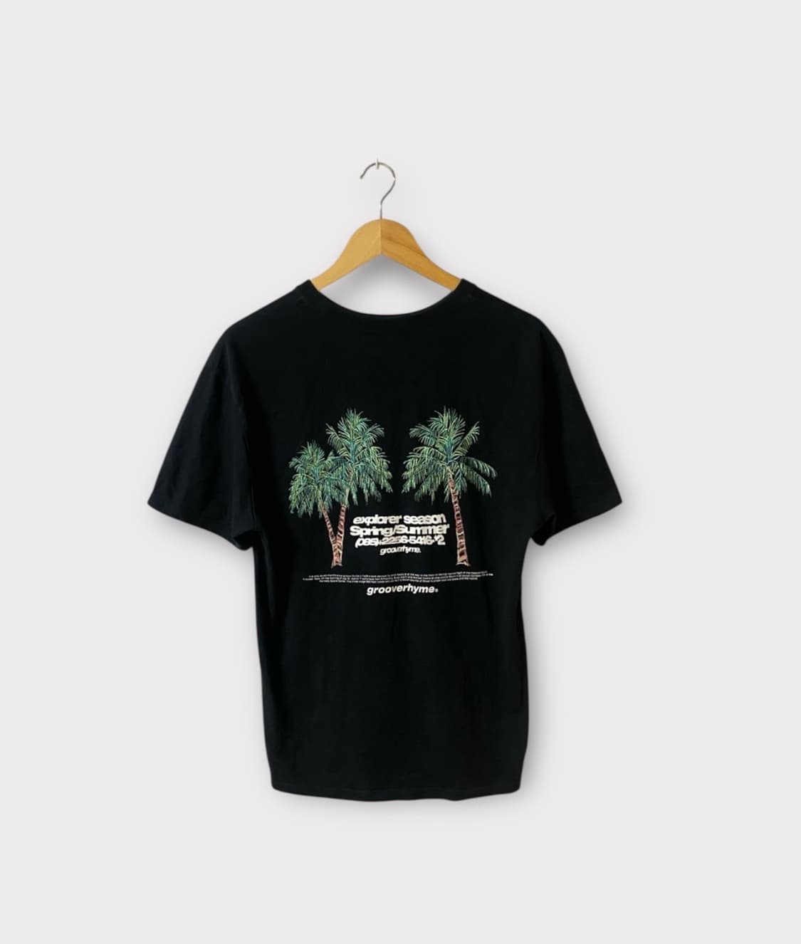 그루브라임 PALMTREE PRINT T-SHIRT. S-M 상품이미지1