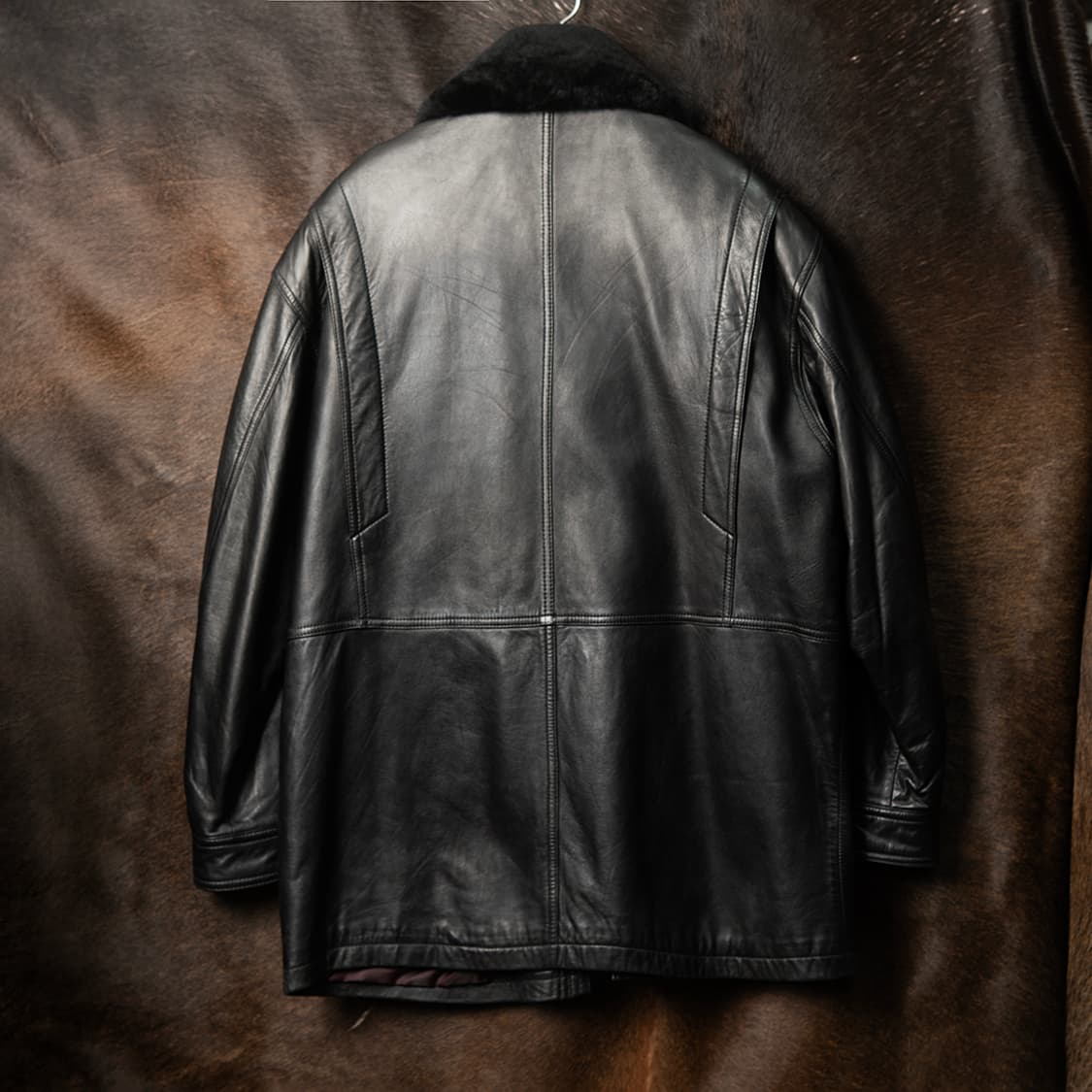[113] 90s 런던포그 양가죽 하프코트 / 반코트 MO-2535  상품이미지7