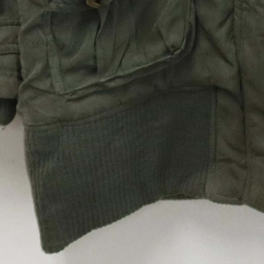 칩클립 빈티지 카키 야상 점퍼 상품이미지6