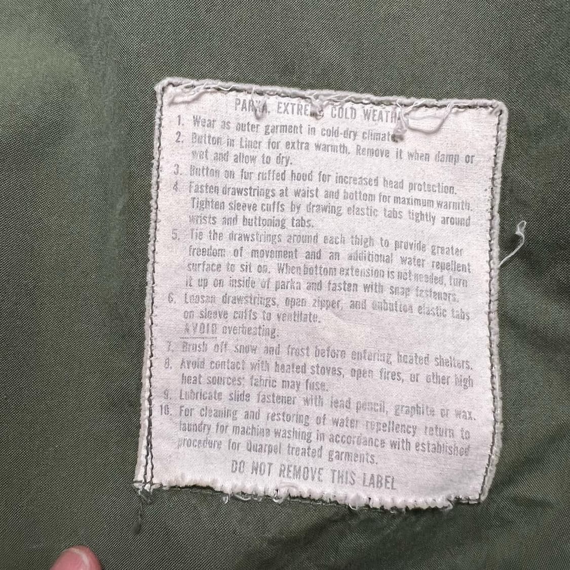 70’s M65 피쉬테일 파카 상품이미지10