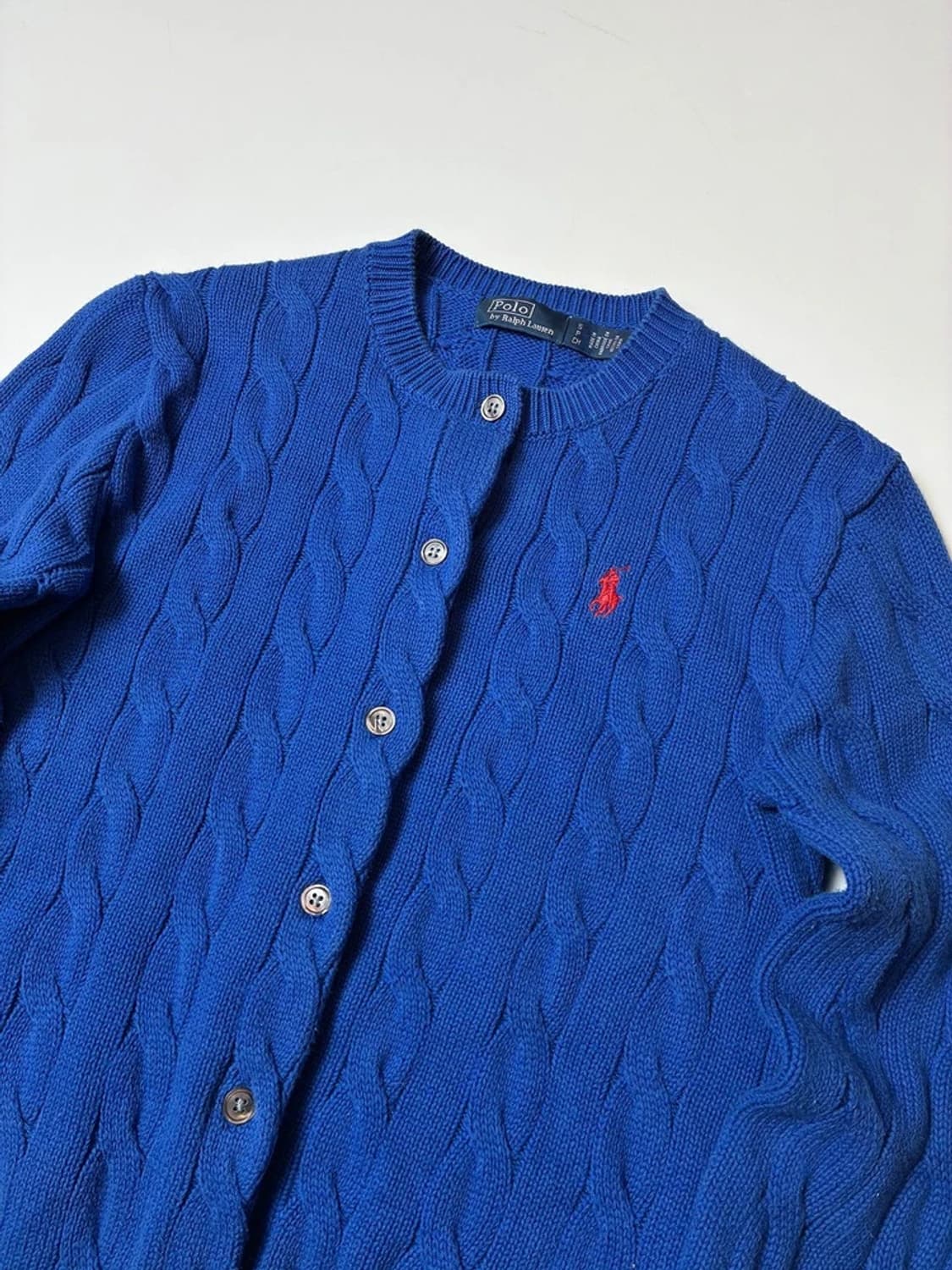 폴로 랄프로렌 신형 우먼스 코튼 꽈배기 니트 가디건 PN8403 상품이미지2