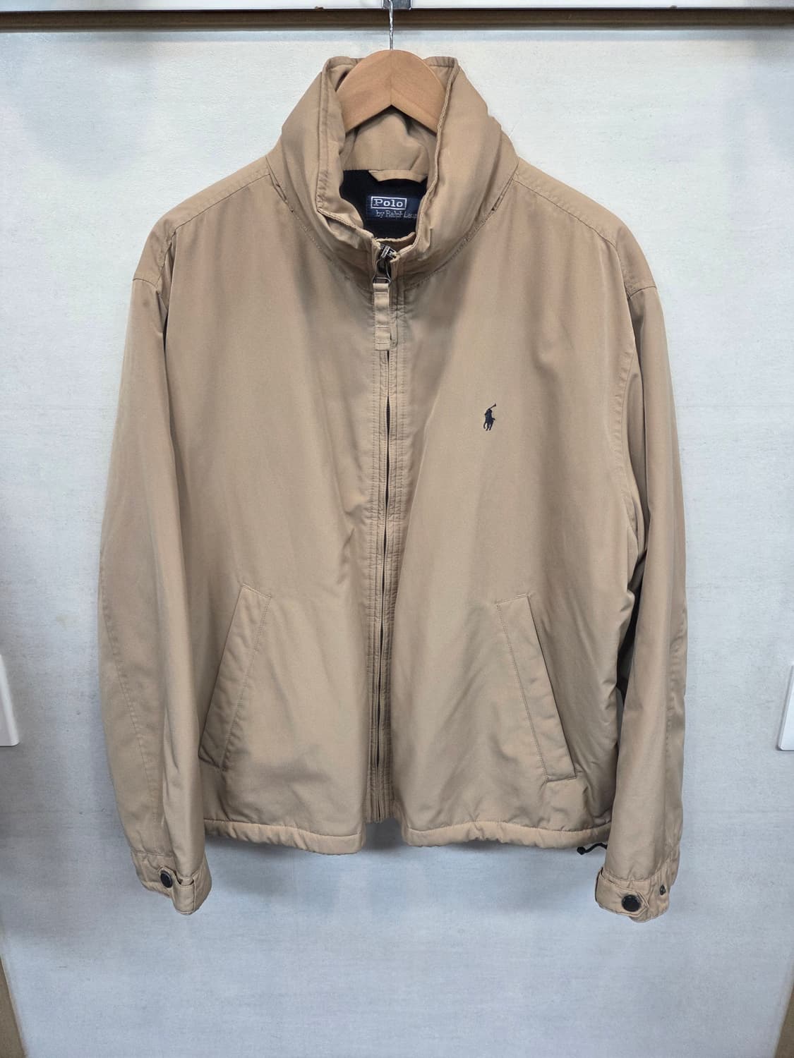 폴로랄프로렌 올드스쿨 윈터 안감플리스 해링턴 자켓 xxl 상품이미지1