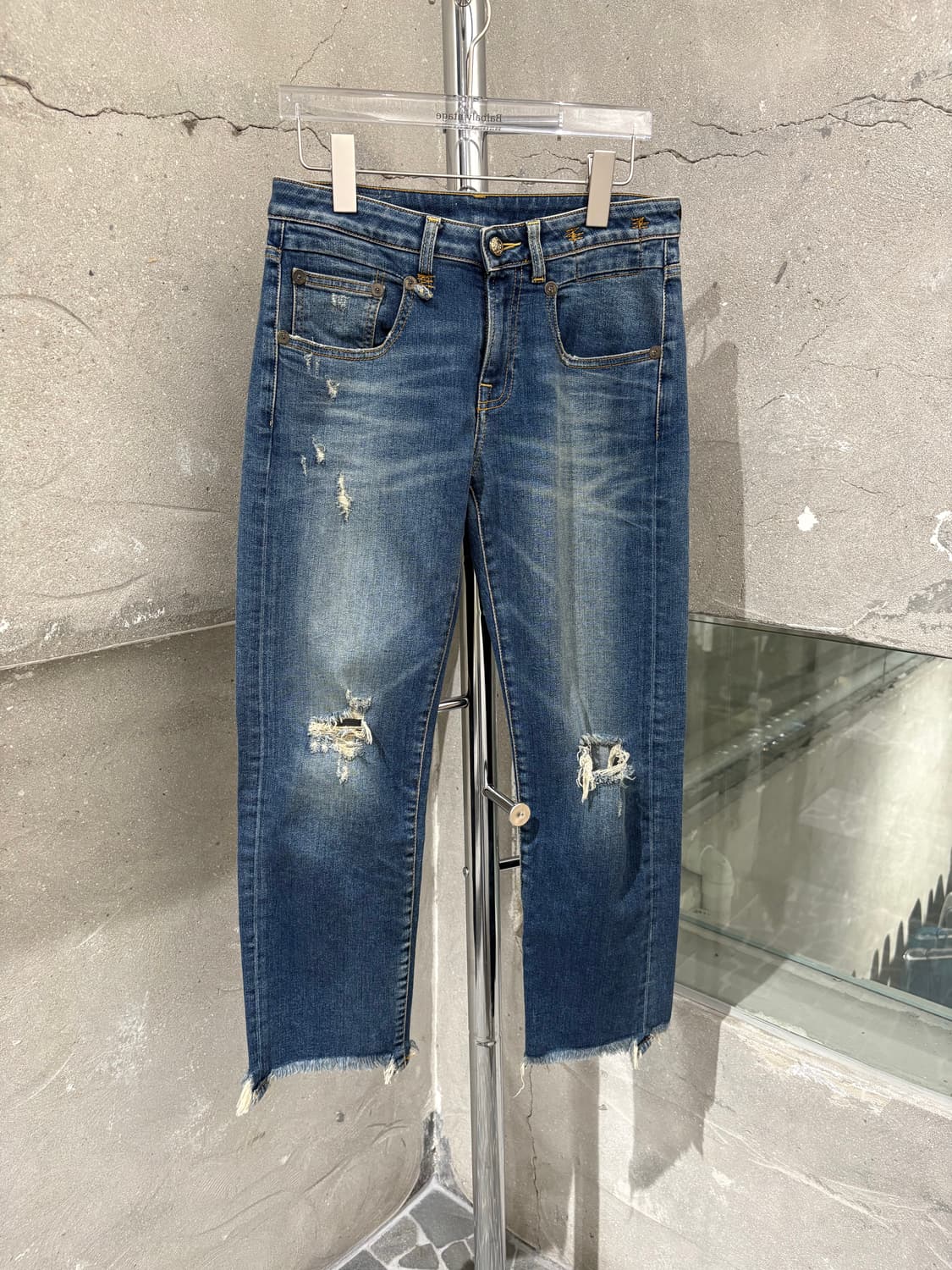 R13 데미지 데님팬츠 상품이미지1