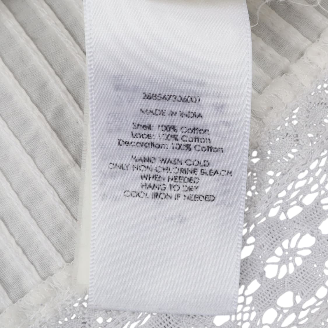 데님앤서플라이 크로셰 펀칭 코튼 블라우스 상품이미지9