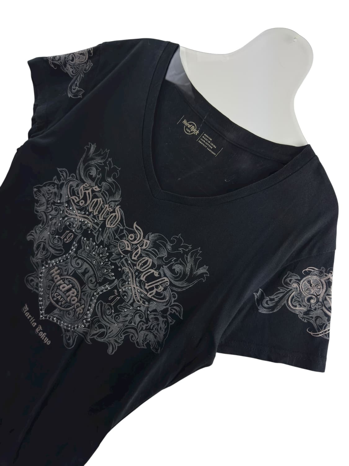 하드락카페 Y2K 프린팅 딱붙 슬리브1284 상품이미지3