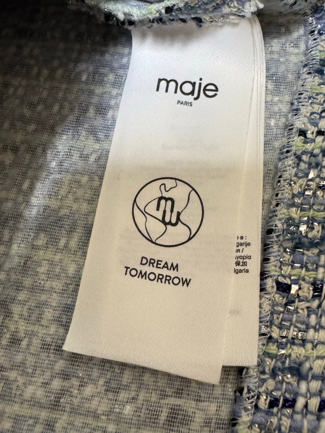 maje 마쥬 23s/s 트위드 자켓 36 상품이미지7