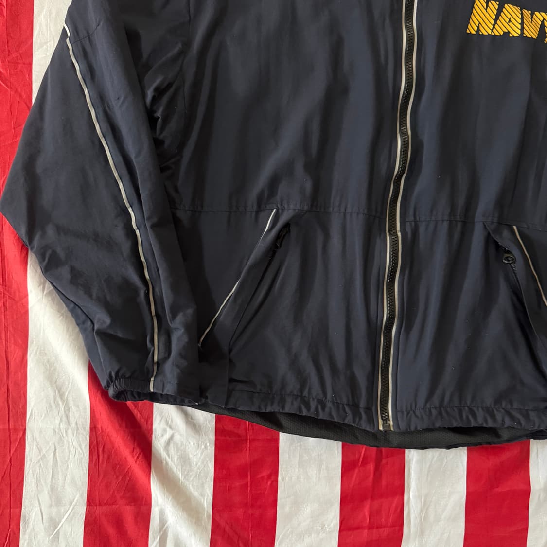 [M] 밀리터리 미 해군 NAVY 바람막이 러닝 자켓 -1 상품이미지2