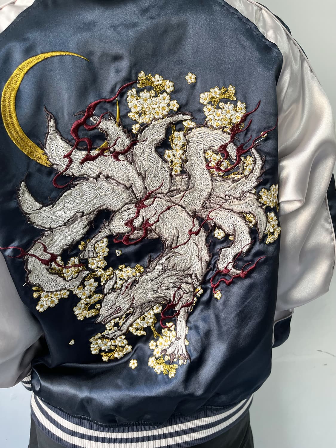 구미호 자수 스카잔 상품이미지2