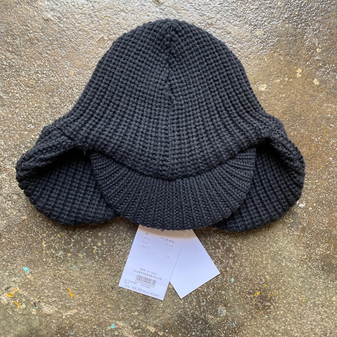 키지마타카유키 니트 울 모자 캡 상품이미지2