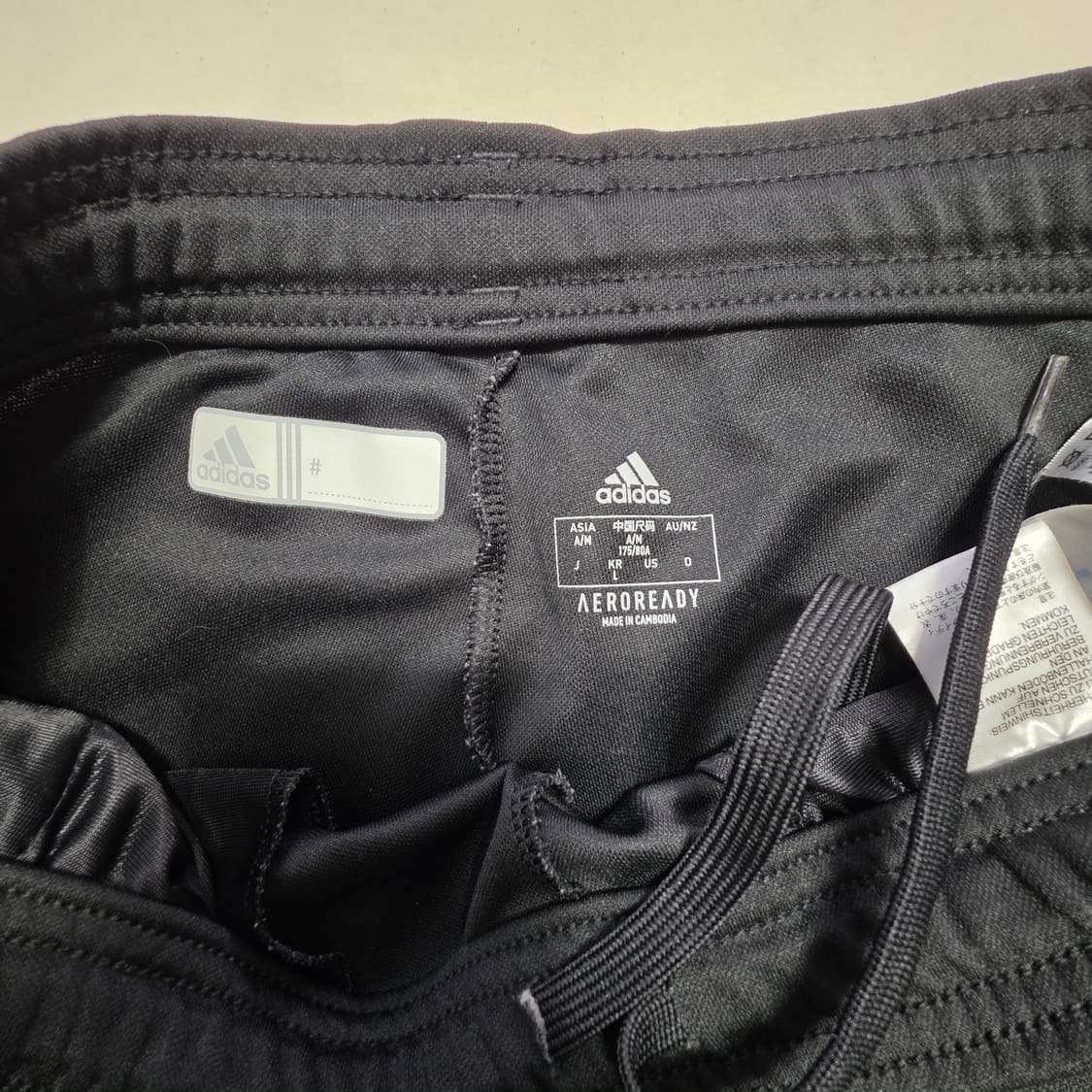 1167 [아디다스] 블랙 트레이닝 바지 L 상품이미지7