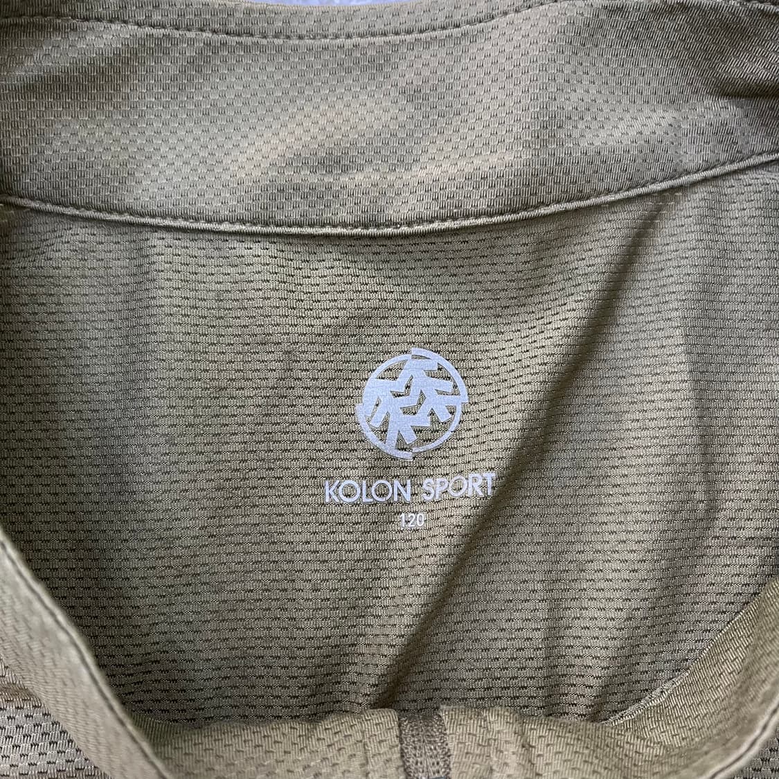 120 코오롱스포츠 반집업 기능성 티셔츠 0316M 상품이미지2