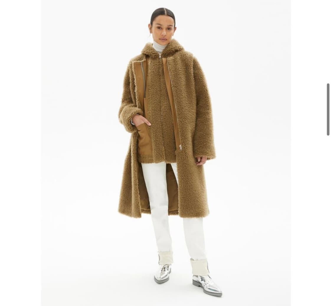 헬무트랭 레이어드 폭스 퍼코트 자켓 상품이미지2