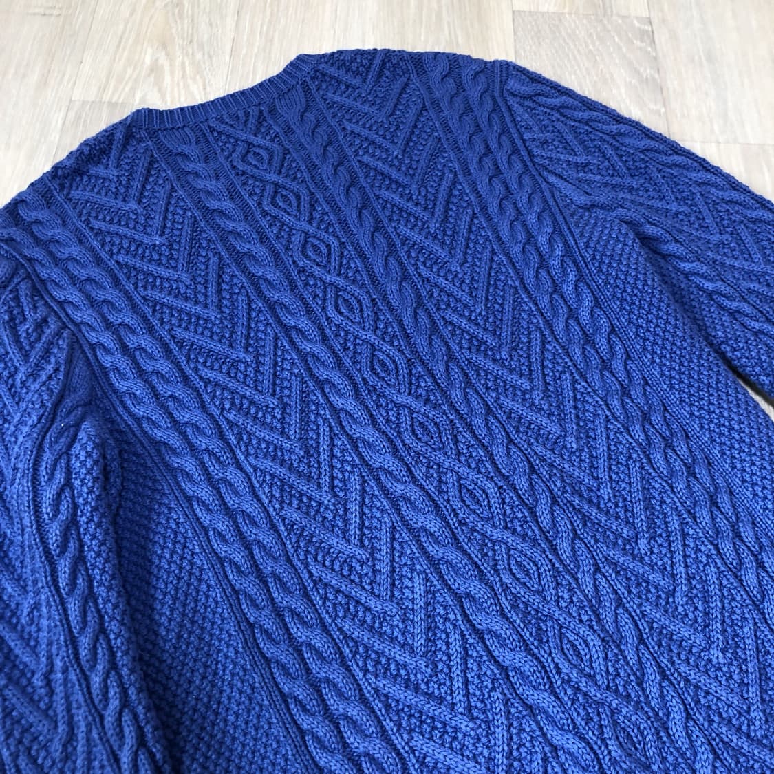 (우먼스 XS-S) 폴로 랄프로렌 POLO 아란 코튼 라운드 스웨터 니트 상품이미지9