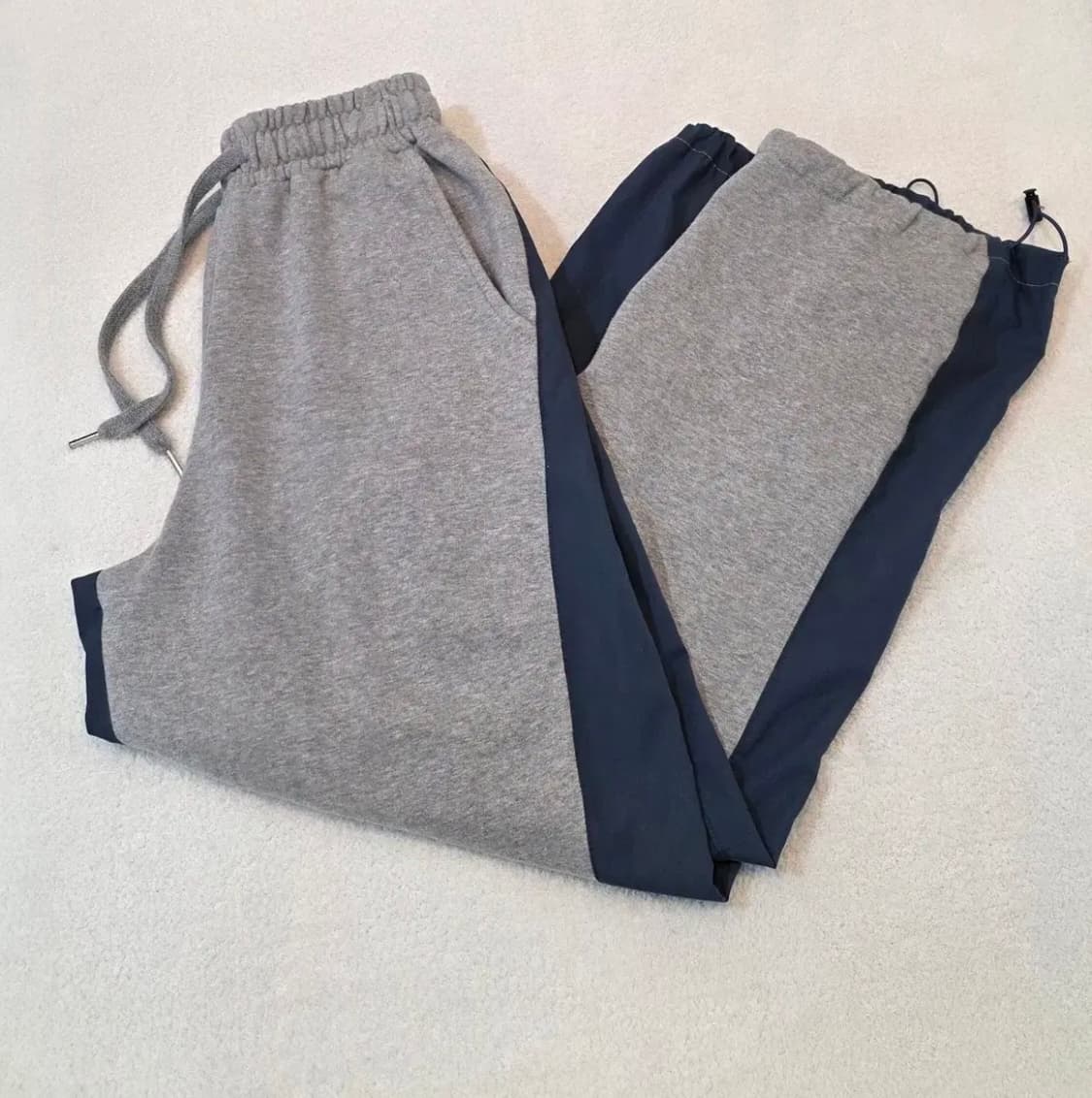 반전 소재 스트링 와이드 트레이닝팬츠 상품이미지4