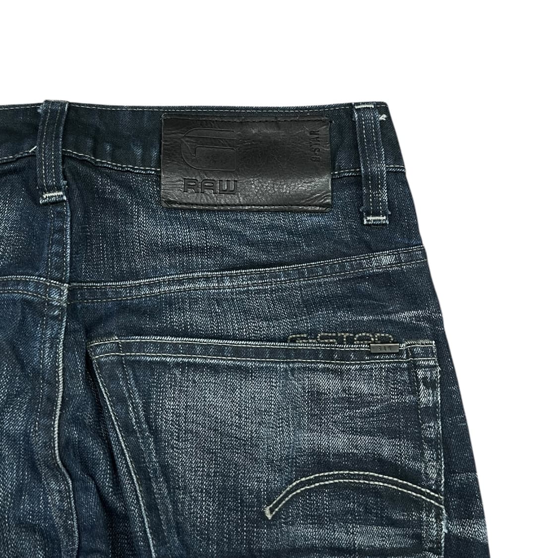 지스타 로우 워싱 데님팬츠 상품이미지3