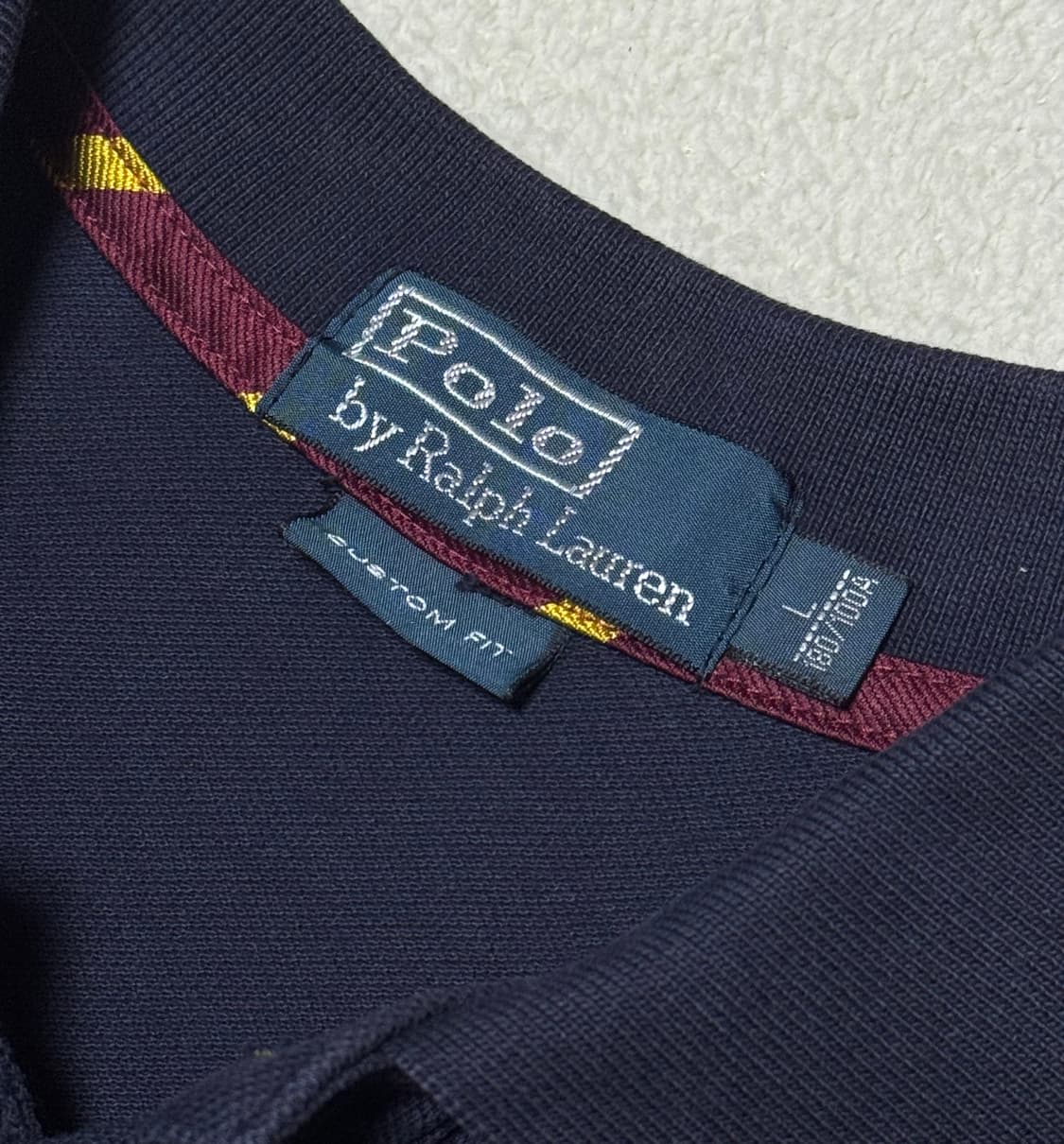 폴로 랄프로렌 빅포니 네이비 골드 반팔 상품이미지4