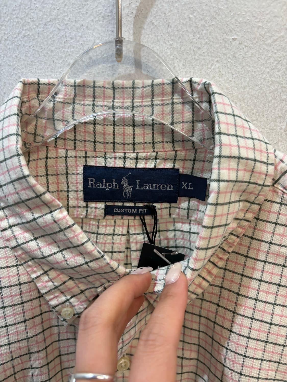 Polo check shirt XL 상품이미지6