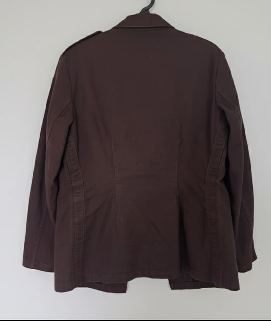 버건디 밀리터리 자켓  상품이미지2