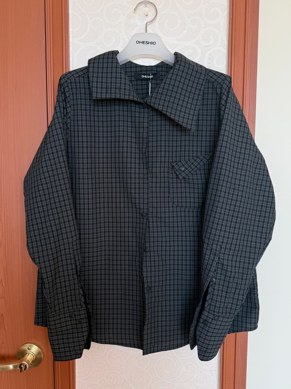 오헤시오 레이어드 카라 셔츠 LAYERED COLLAR SHIRT 상품이미지5