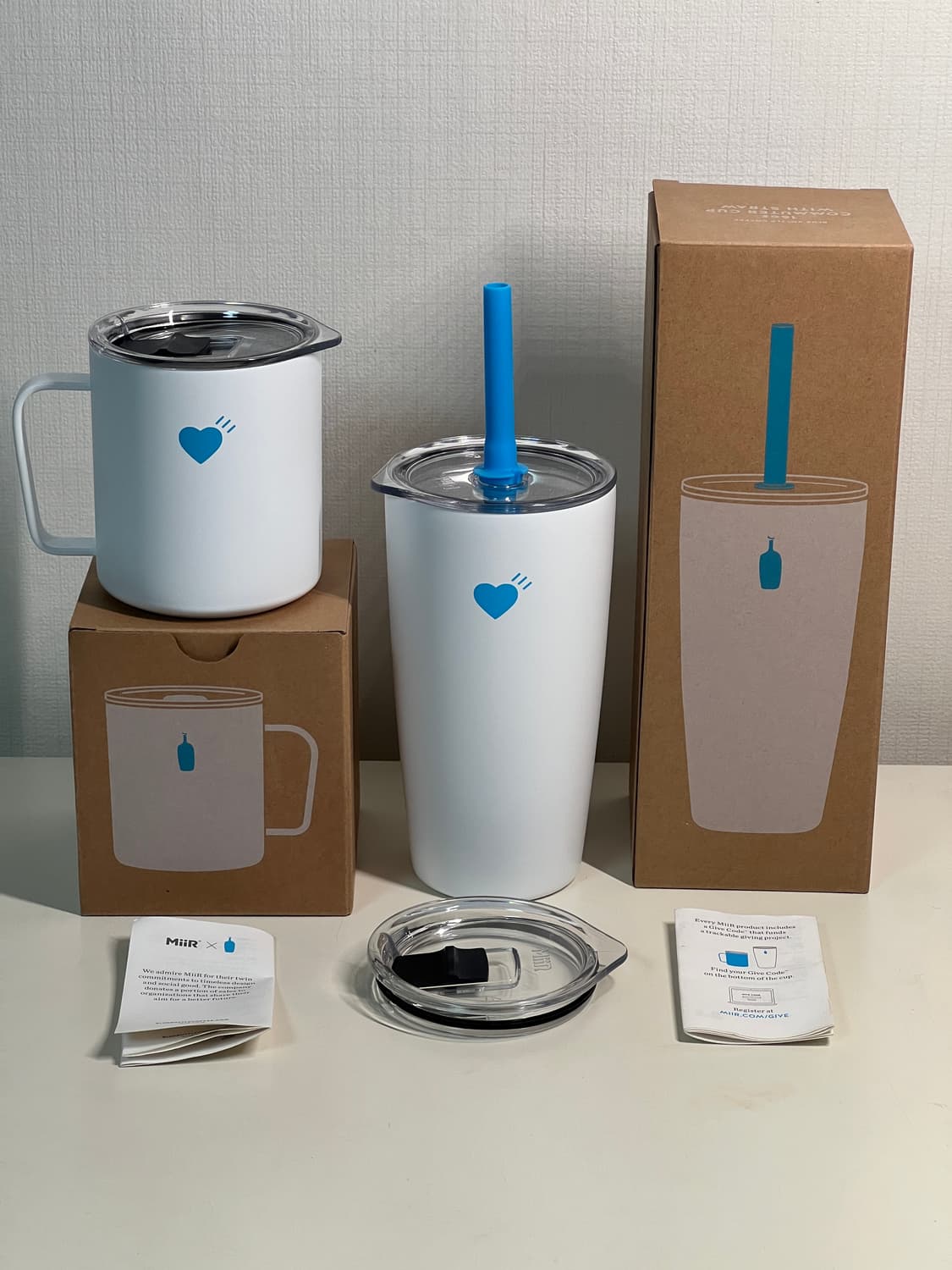 블루보틀 x 휴먼메이드 콜라보 커뮤터 컵 텀블러 머그컵 세트 판매  상품이미지1