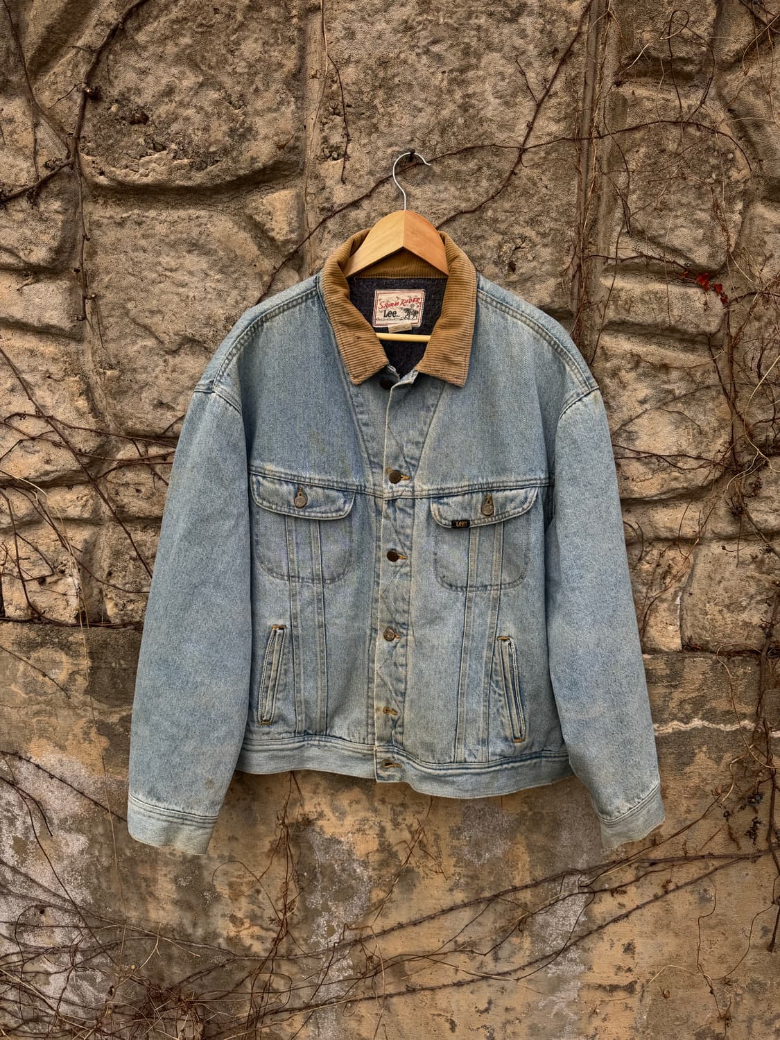 90s lee 빈티지 스톰라이더 블랭킷 안감 웨스턴 데님 자켓 상품이미지1