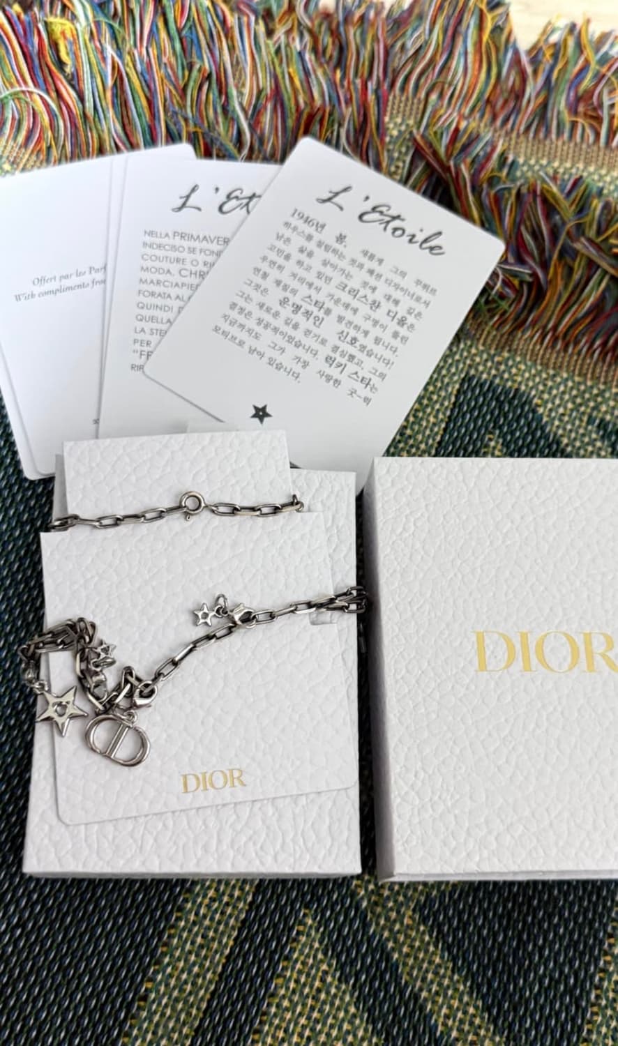 디올 참 5p 리폼 초커 상품이미지1