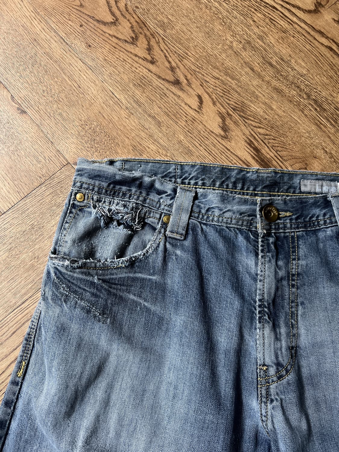 [34]00's 리바이스 실버탭 빈티지 리페어드 와이드 데님 팬츠 상품이미지3