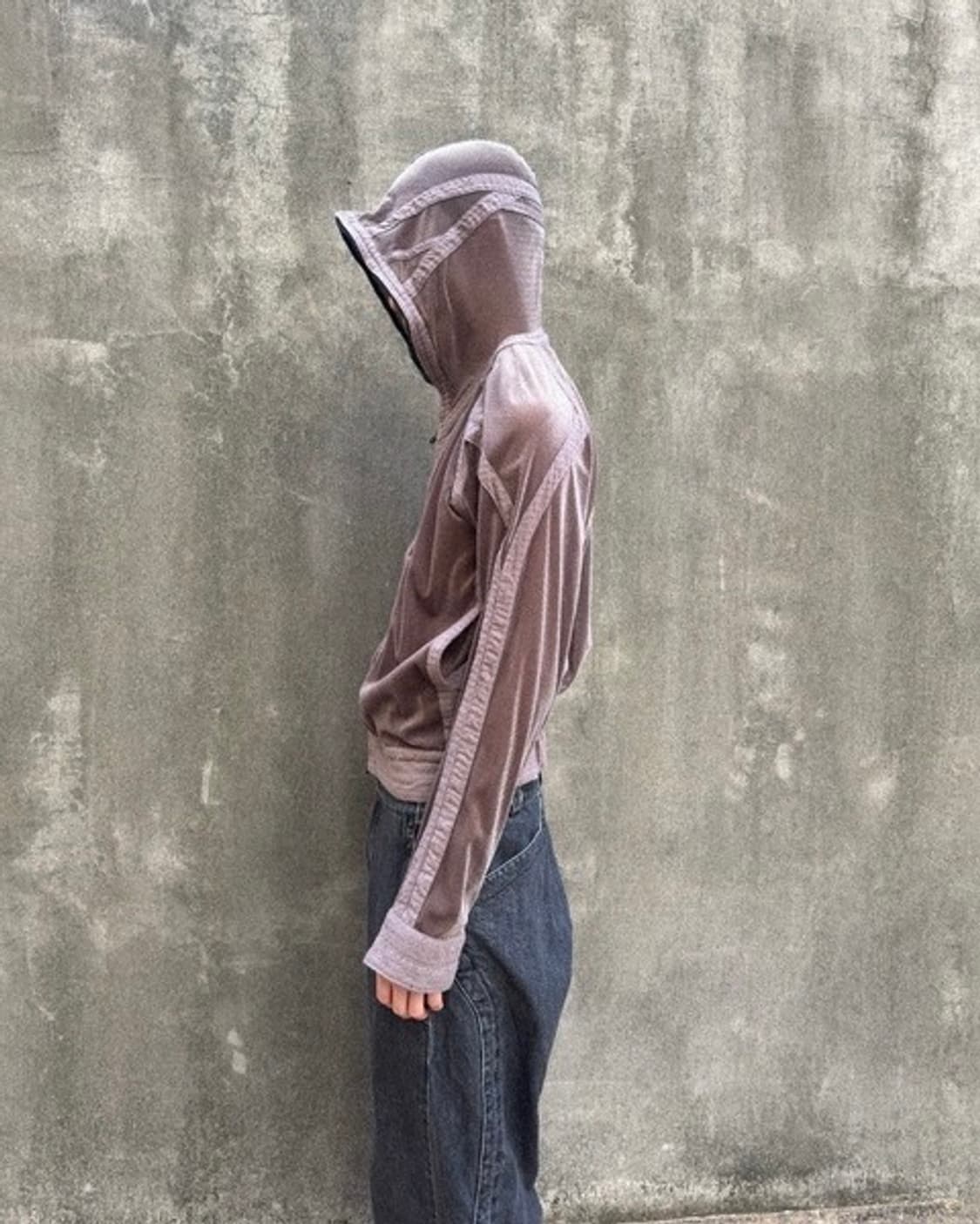 JIAN YE mesh hoodie 상품이미지4