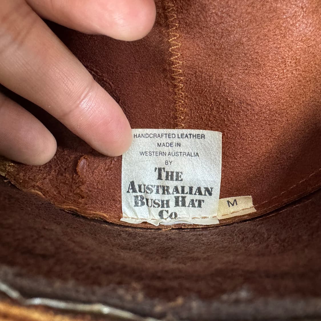시드니 오스트레일리아 스웨이드 웨스턴 부시 햇   상품이미지6