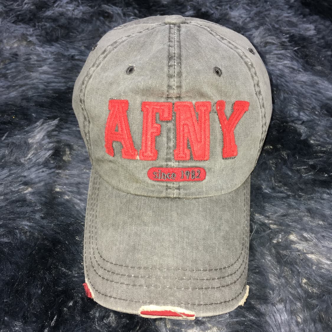 투티/0364 THRASHER 트레셔 흑청 패치 로고 빈티지 Y2K 캡 상품이미지3