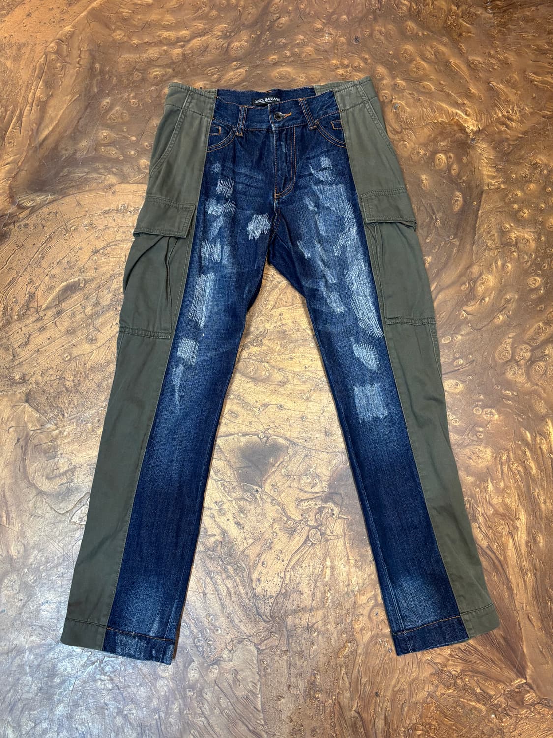 Dolce&Gabbana 돌체앤가바나 하프 카고 데님 팬츠 상품이미지1