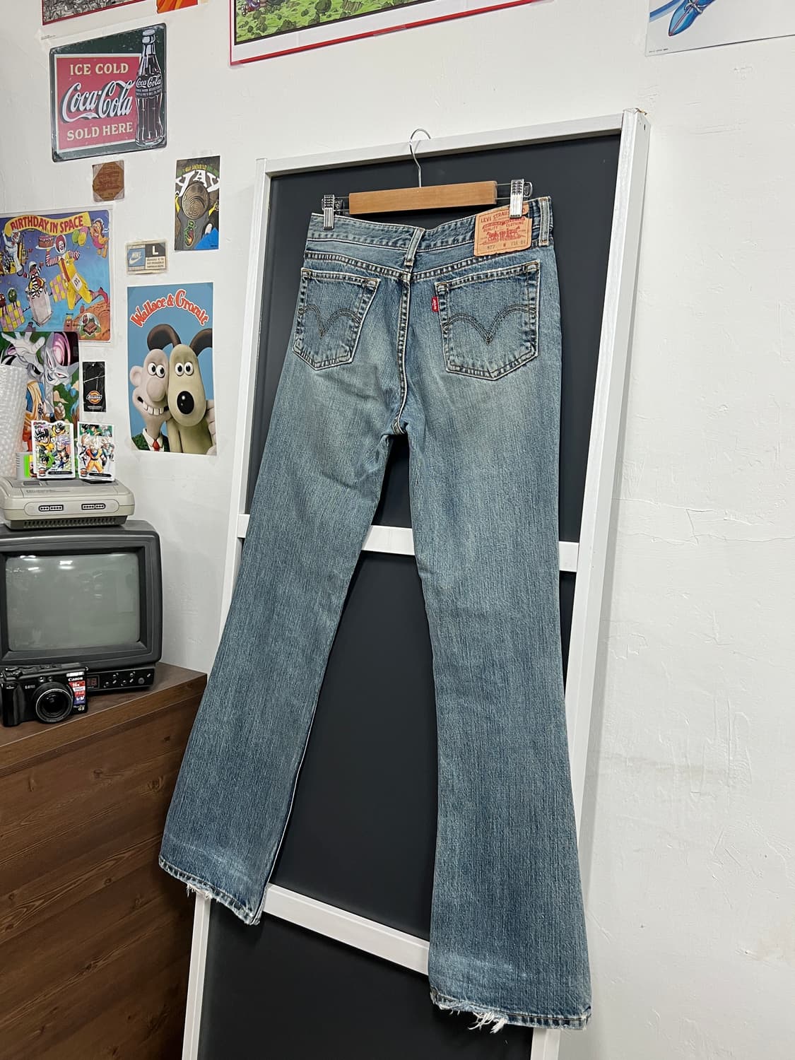 00s Levis 리바이스 577 부츠컷 나팔핏 데님 팬츠 상품이미지1