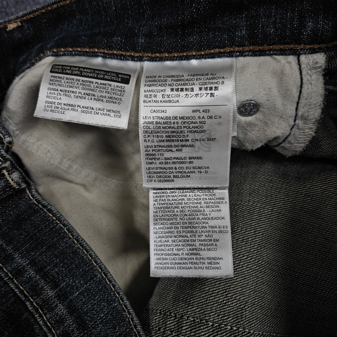 리바이스 505 W32 L34 급처 상품이미지5