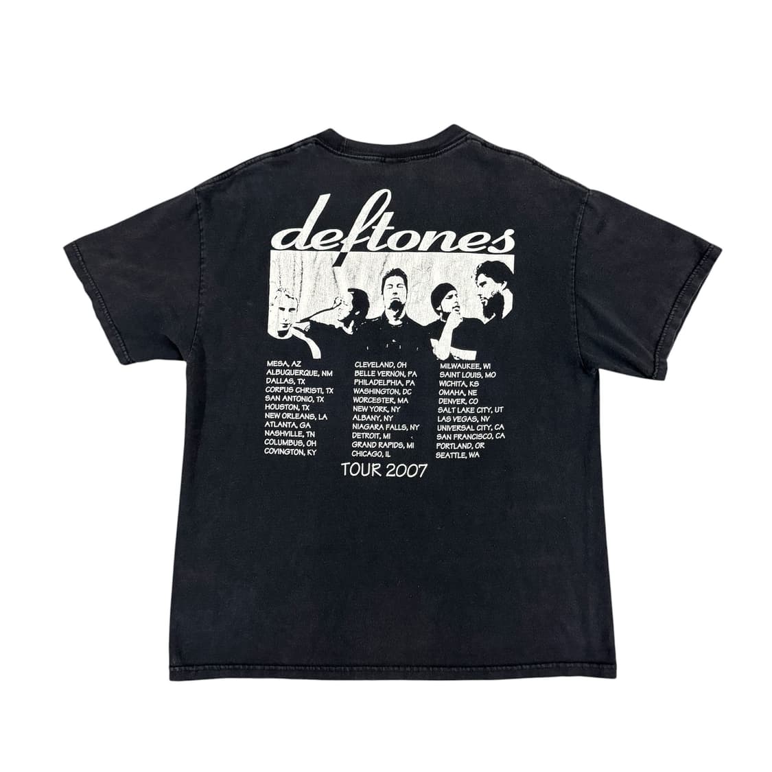 빈티지 2007 Deftones 데프톤즈 투어 티셔츠 상품이미지2