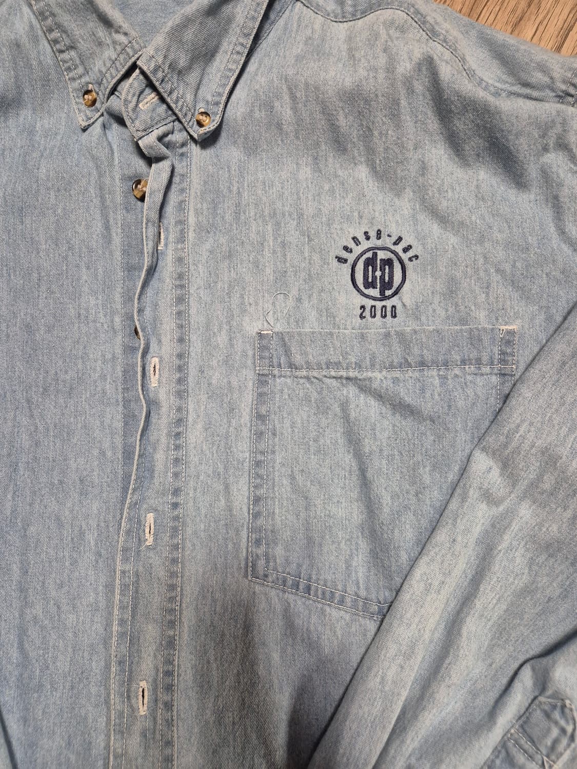 빈티지 00s usa 데님 셔츠 상품이미지2
