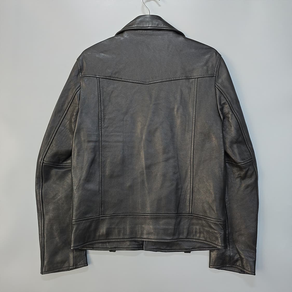 비바스튜디오(vivastudio) 램스킨 라이더 가죽자켓 블랙 S 상품이미지5