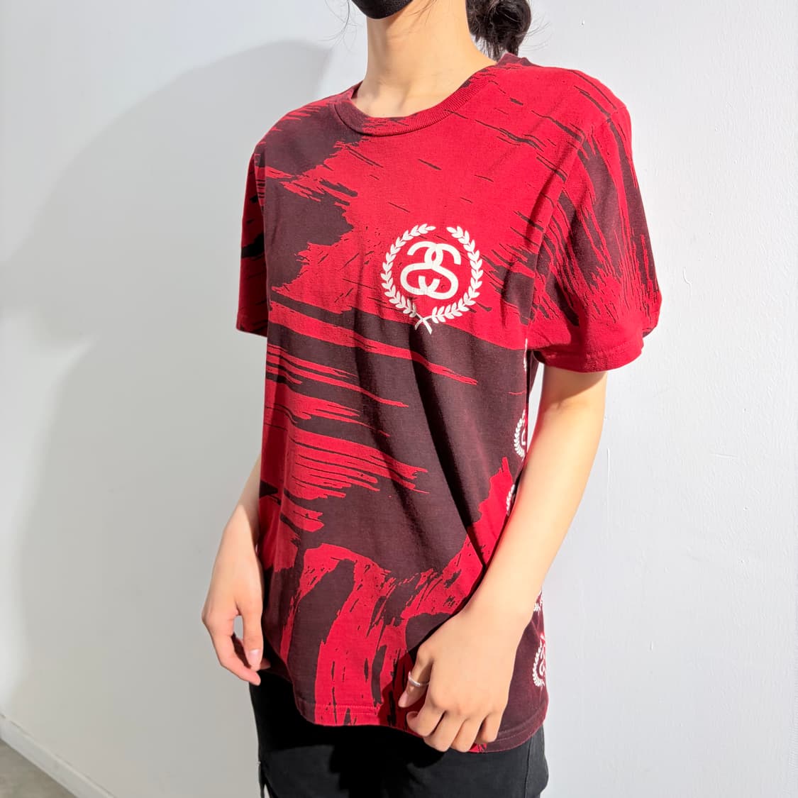 00s STUSSY 프린팅 반팔 티셔츠 상품이미지2