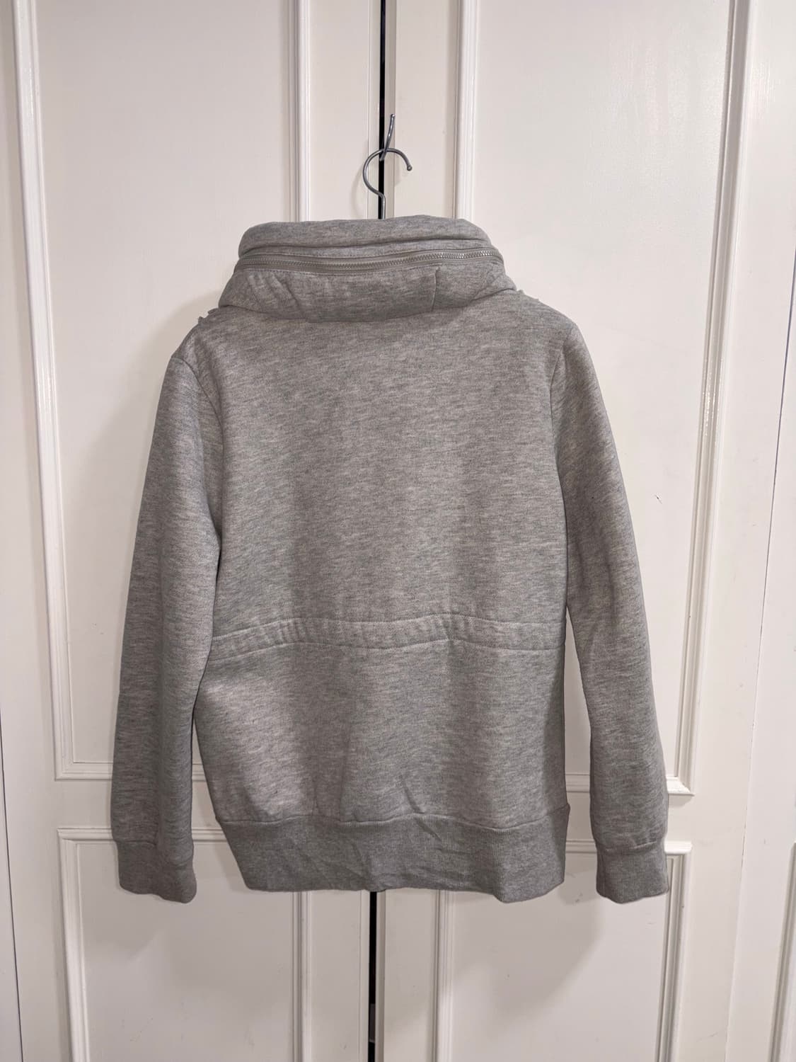 Ruffle grey hood zipup 상품이미지4