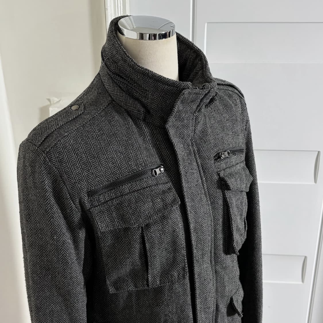 JPN 헤링본 유틸리티 자켓 상품이미지4