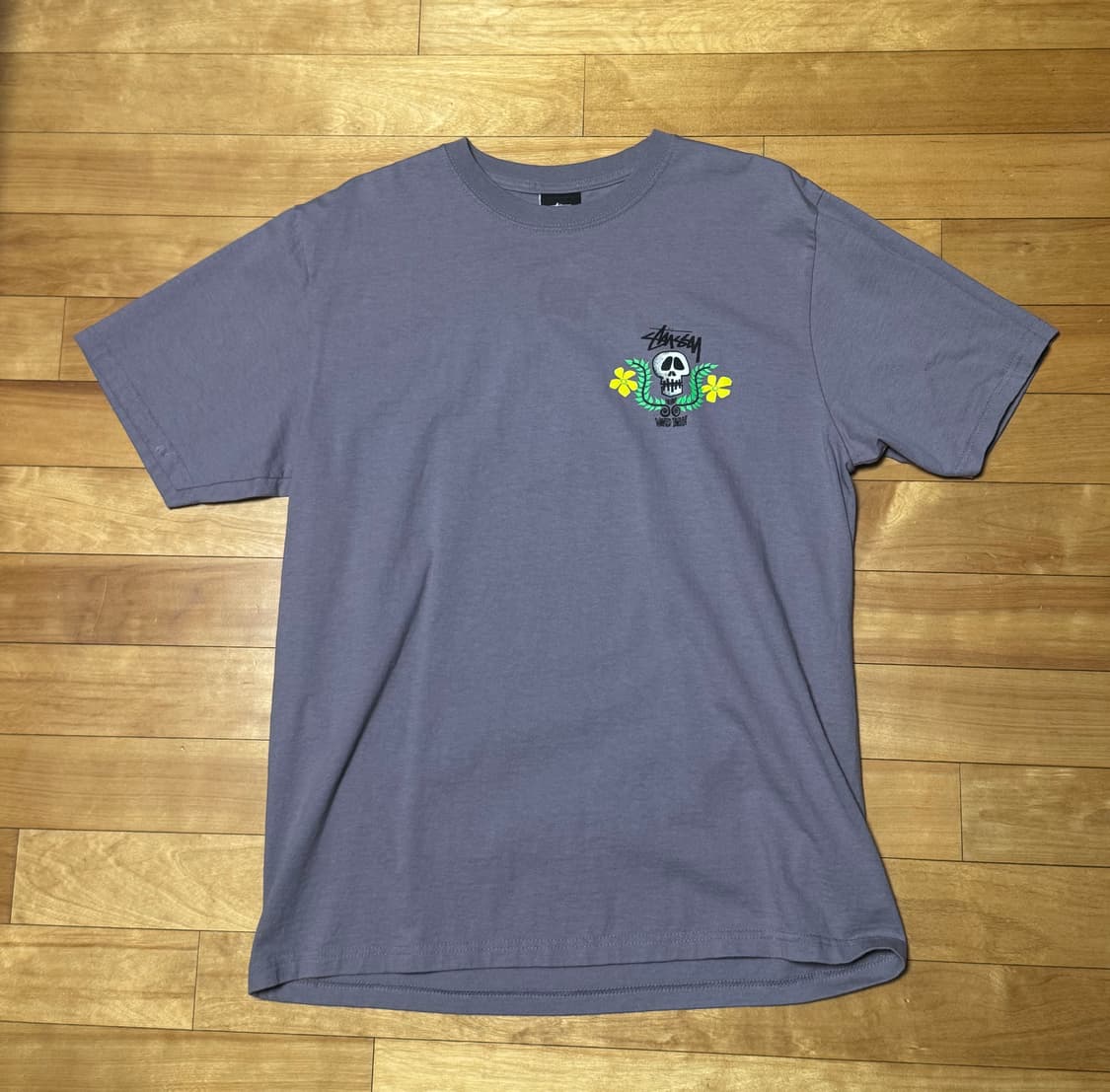 스투시 스컬 크레스트 티셔츠 모브 상품이미지1