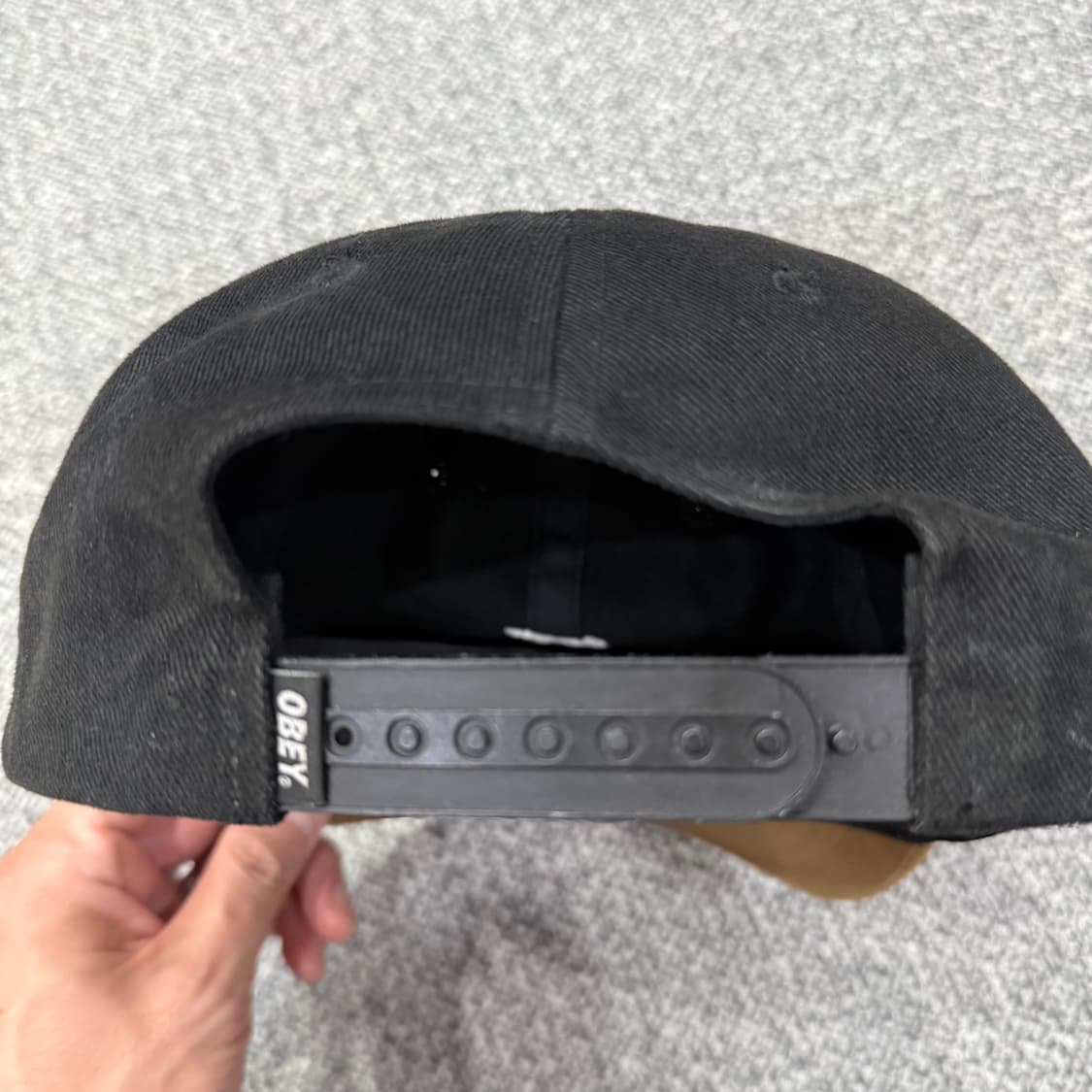 F 오베이 OBEY 올드스쿨 블랙 브라운 볼캡 모자 상품이미지6